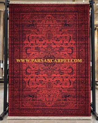 فرش ۷۰۰ شانه سنتی بلوچی وینتیج کد ۵۸۶۰ لاکی