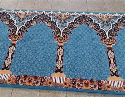 فروش عمده فرش سجاده‌ای پلی‌استر | تولید سفارشی برای مساجد