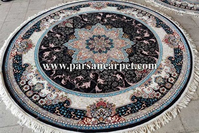 کارخانه فرش گرد 700 شانه طرح هیوا