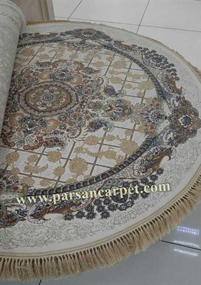 سایت فرش دایره ای شکل 1200 شانه کرم هایبالک