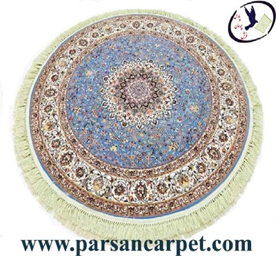 فرش گرد 1200 شانه طرح نایین