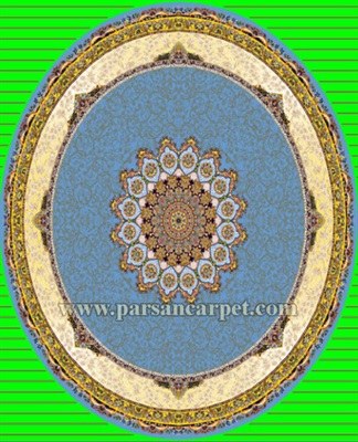 خرید فرش گرد ماشینی 700 شانه قطر 3 متر