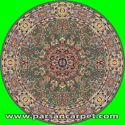 فرش گرد 700 شانه طرح پرستو