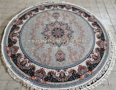 قیمت فرش دایره ای دیجی کالا کاشان مدل هیوا