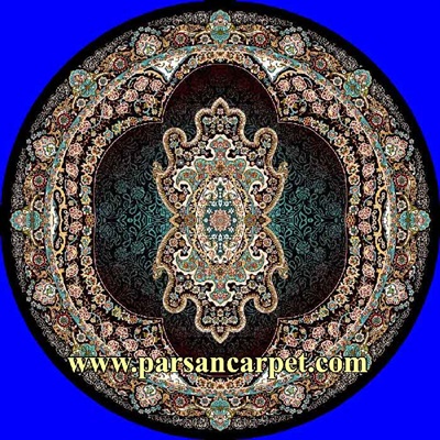 فرش گرد 700 شانه طرح مهبد