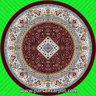 فرش گرد طرح گبه کد 22