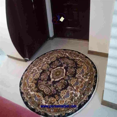 فرش گرد طرح عروس