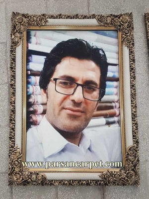 خرید تابلو فرش چاپی چهره ارزان دیجی کالا کد 466