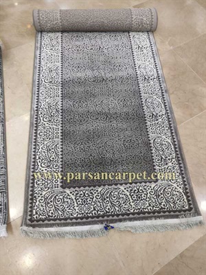 تولیدی گلیم فرش مدرن طوسی 350 شانه کد 615