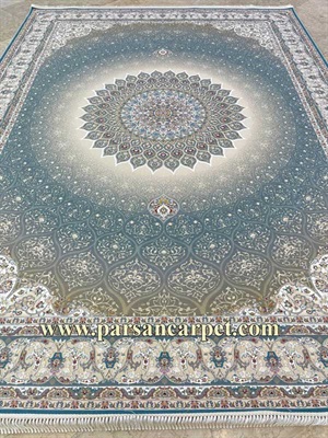 قیمت فرش 1500 شانه 12 متری طرح گنبدی کاشان