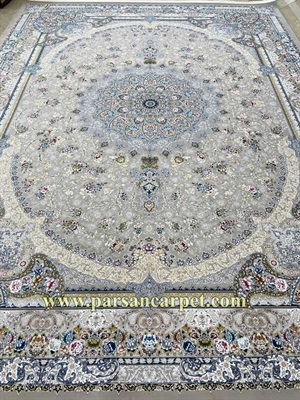 جدیدترین مدل فرش 1500 شانه کاشان طرح طاووس