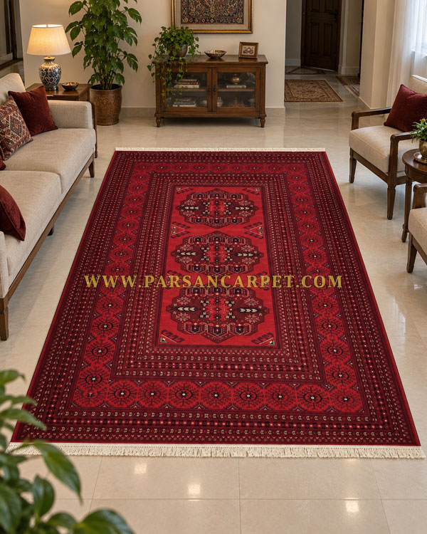 فرش 700 شانه سنتی کد 5151 لاکی عشایری