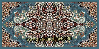 پشتی فرش خانگی طرح اهورا
