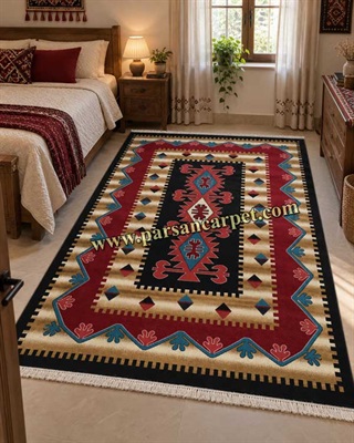 گبه سنتی ماشینی طرح عشایری درجه یک