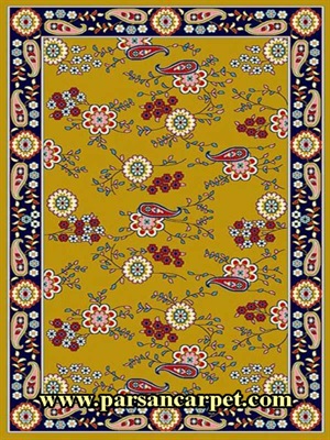 گلیم فرش طرح گبه ماشینی سنتی افشان کد 1020