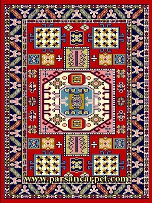گبه ماشینی طرح سنتی – گلیم فرش کد 1013
