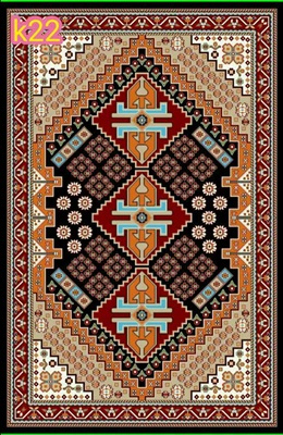 گلیم 8 رنگ کد 22