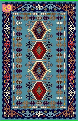 گلیم 8 رنگ کد 9