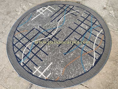 پخش عمده انواع گلیم ماشینی گرد 6 رنگ