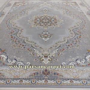 فرش 1200 شانه طوسی کد 109 برجسته