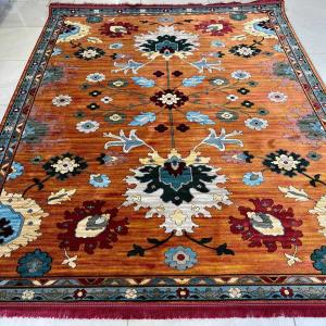 فرش سنتی نارنجی 700 شانه