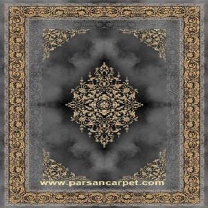 فرش 1200 شانه طوسی اکریلیک چاپی