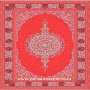فرش شرابی 1200 شانه اکریلیک چاپی