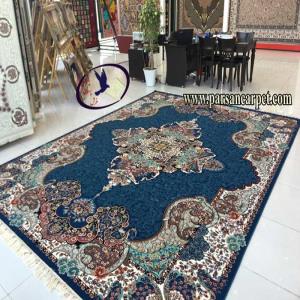 فرش آبی طرح الی