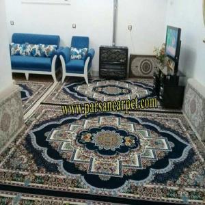 فرش طرح حوض نقره ای 700 شانه