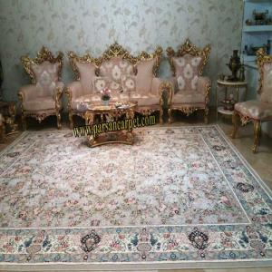فرش طرح باغ گل فیلی