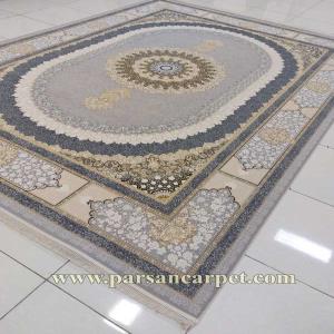 فرش 1200 شانه مدل سودا نقره ای برجسته
