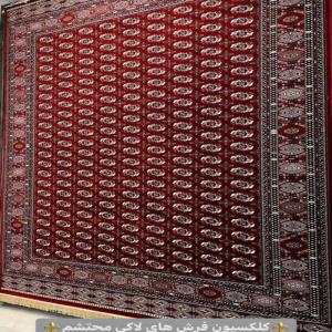فرش 700 شانه سنتی ارزان طرح ترکمن