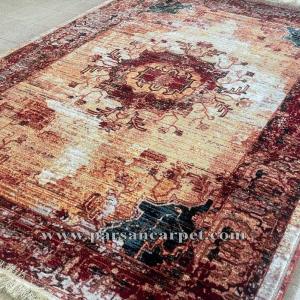 فرش کهنه نما قرمز وینتیج 700 شانه