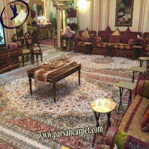 فرش کرم گلبهی جدید