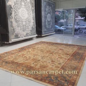 فرش کلاریس سنتی کهنه نما وینتیج کاشان