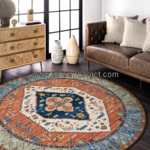 فرش گرد پتینه ای وینتیج