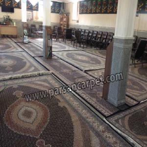 فرش 1000 شانه طرح ماهی مسجد