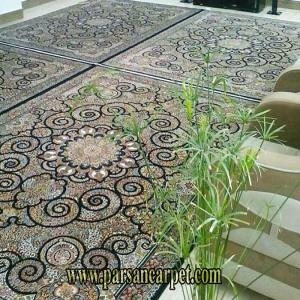 فرش 1000 شانه طرح میترا