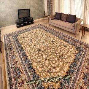 دکوراسیون فرش 1200 شانه افشان اسلیمی بژ