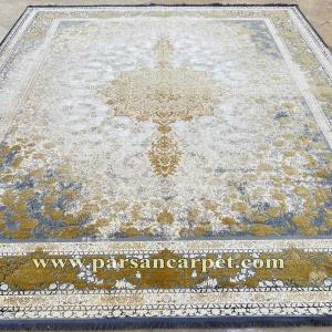 فرش 1200 شانه وینتیج بژ کد 8056