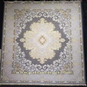 جدیدترین مدل فرش 1200 شانه برجسته کد 1055 دودی رنگ