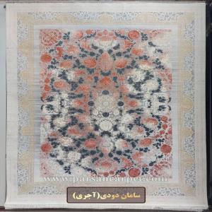 فرش پتینه 1200 شانه مدل سامان آجری