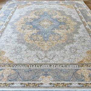 فرش 1200 شانه طرح باغ رز بژ