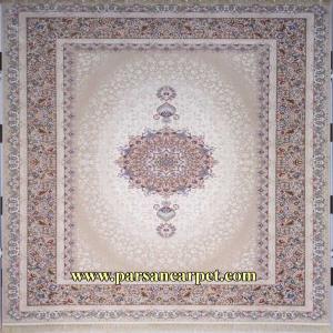 فرش 1200 شانه طرح ساحل دلفینی فیلی