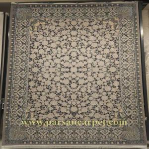 فرش 1200 شانه سیلور برجسته طرح سناتور