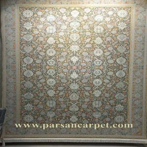 فرش گل برجسته مدل هستی متالیک