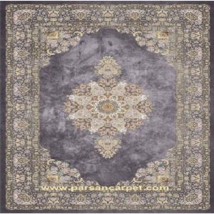فرش 1200 شانه وینتیج دودی چاپی