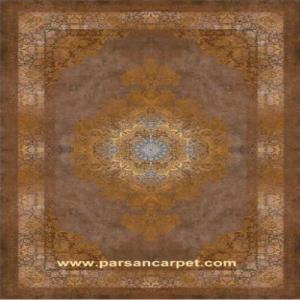 فرش نسکافه ای رنگ اکریلیک 1200 شانه چاپی