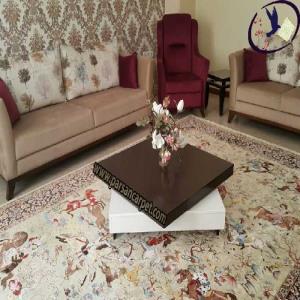 فرش 700 شانه پلی استر شکارگاه