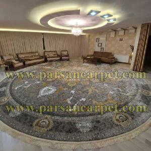 فرش گرد سایز بزرگ قطر 6